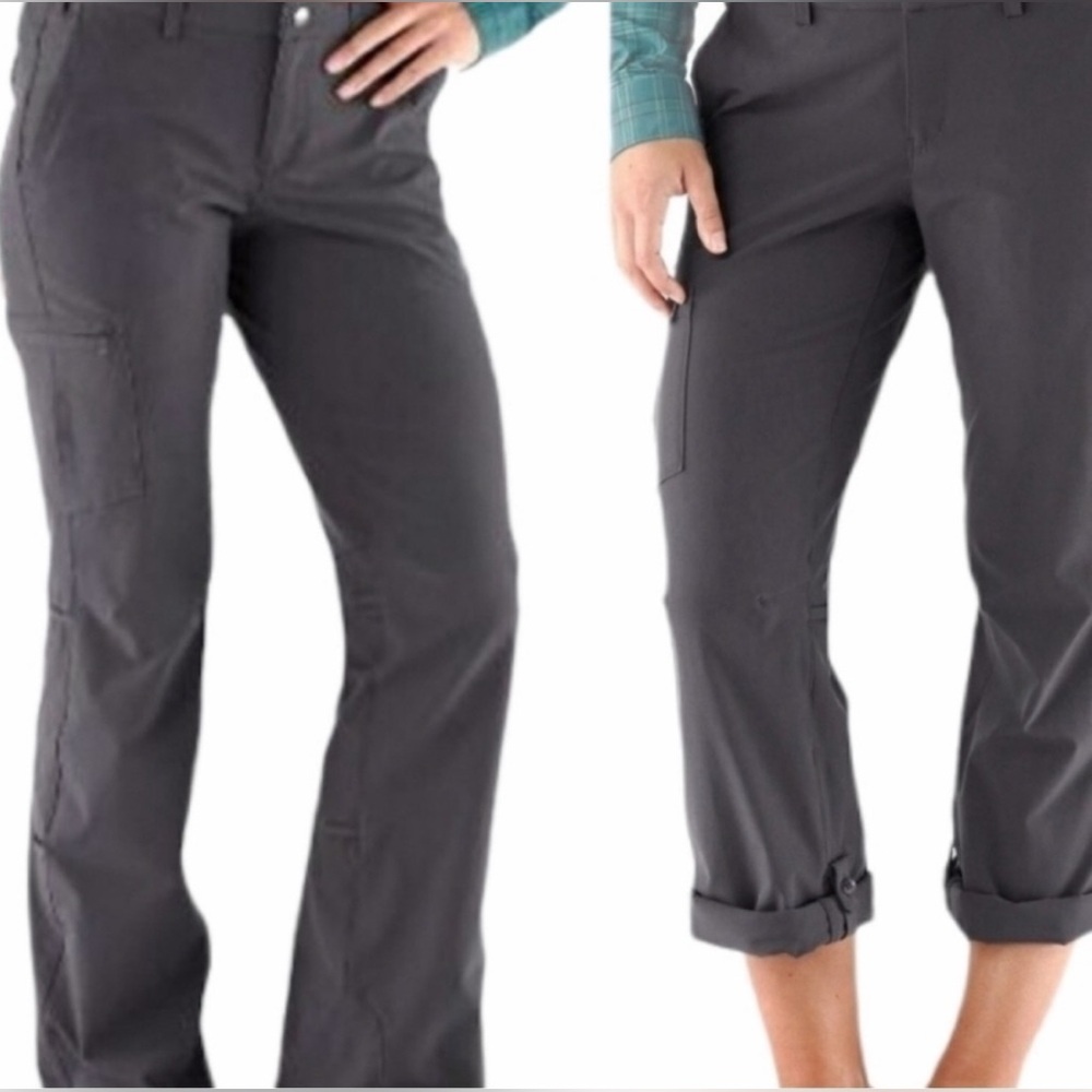 REI Sahara Women's Charcoal Cropped Hiking Pants 🌟